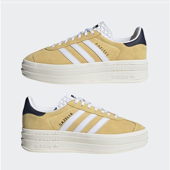 NIB SZ 6.5 (US Women) Adidas GAZELLE BOLD in Absolutely Adorable “Almost Y… - Picture 7 of 10